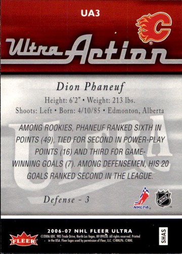 2006-07 Fleer Ultra NHL Hockey SPs RCs Inserts Stars VOUS CHOISISSEZ 🥅🏒 Upper Deck - Photo 60 sur 249