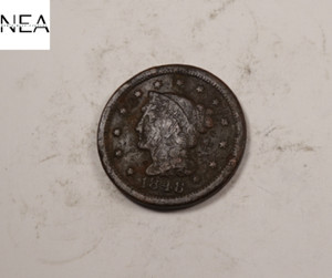 1848 Braided Hair Large Cent ~ (LC150)