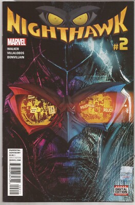 NIGHTHAWK #2 - 2016 - MARVEL COMICS - DENYS COWAN COVER