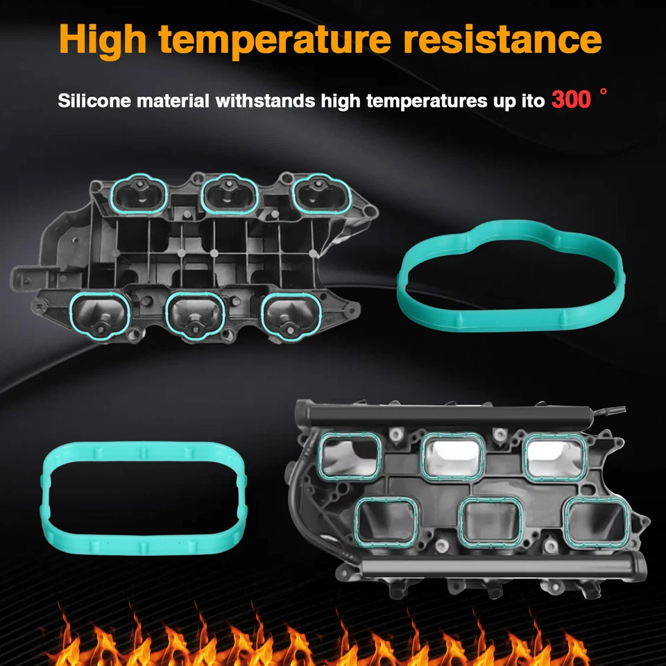 Juego de 12 juntas de colector de admisión para Chrysler Pacifica 2017 2018 2019 3,6 L Foto 3 de 4