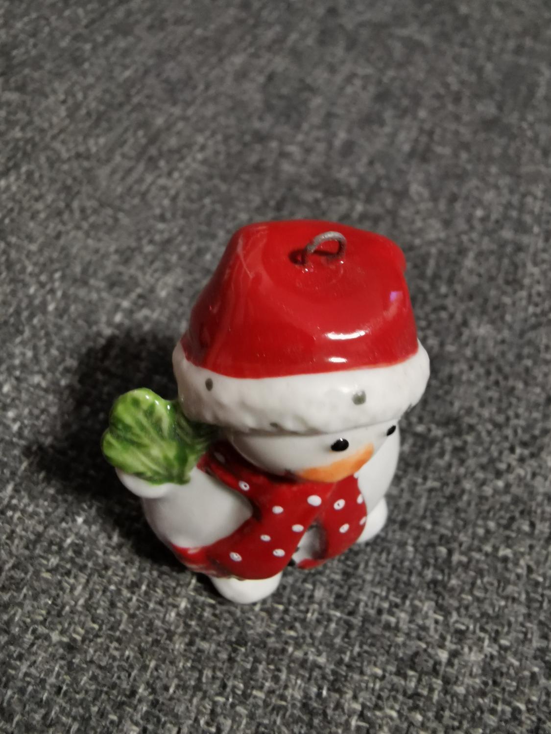 Villeroy & Boch Ornament Anhänger Schneemann Snowman mit Schal winter
