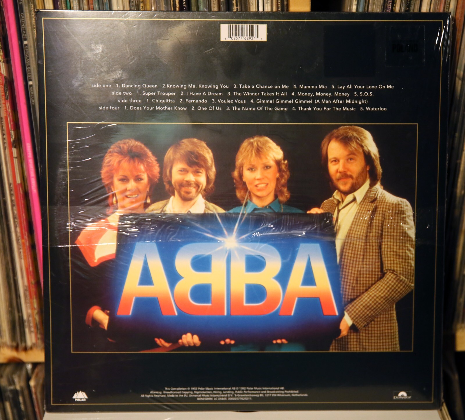 Abba / Gold Greatest Hits GOLD Vinyl pressing 2LP Import NEW SEALED