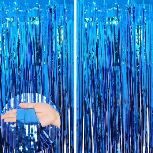 2M-3M FOIL FRINGE TINSEL SHIMMER CURTAIN DOOR WEDDING BIRTHDAY PARTY DECORATIONS - Picture 11 of 16