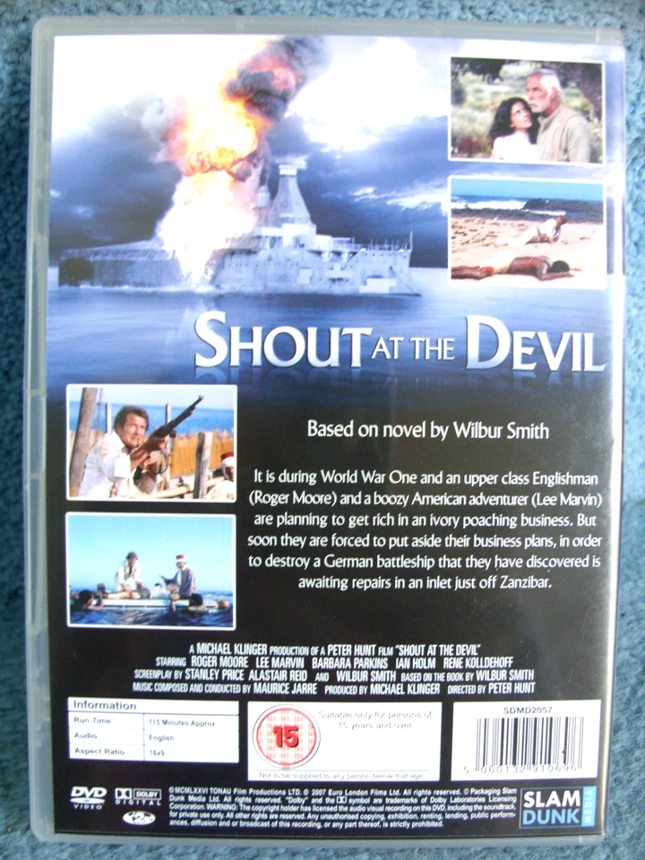 Shout at The Devil (DVDR2) 1976 Roger Moore 115mins (BARGAIN) - Image 2 of 4