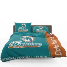 NFL Miami Dolphins Bedding Comforter Set, Philadelphia Eagles Bedding Set