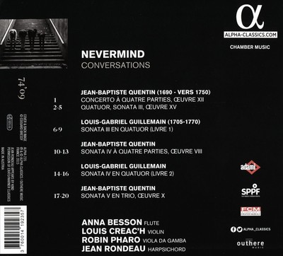 GUILLEMAIN: CONVERSATIONS NEUE CD