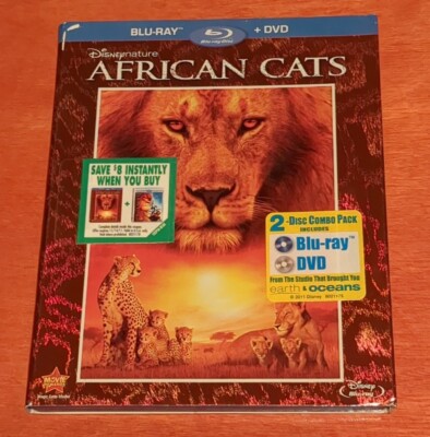 African Cats Blu-ray Disney Nature Narrated by Samuel Jackson