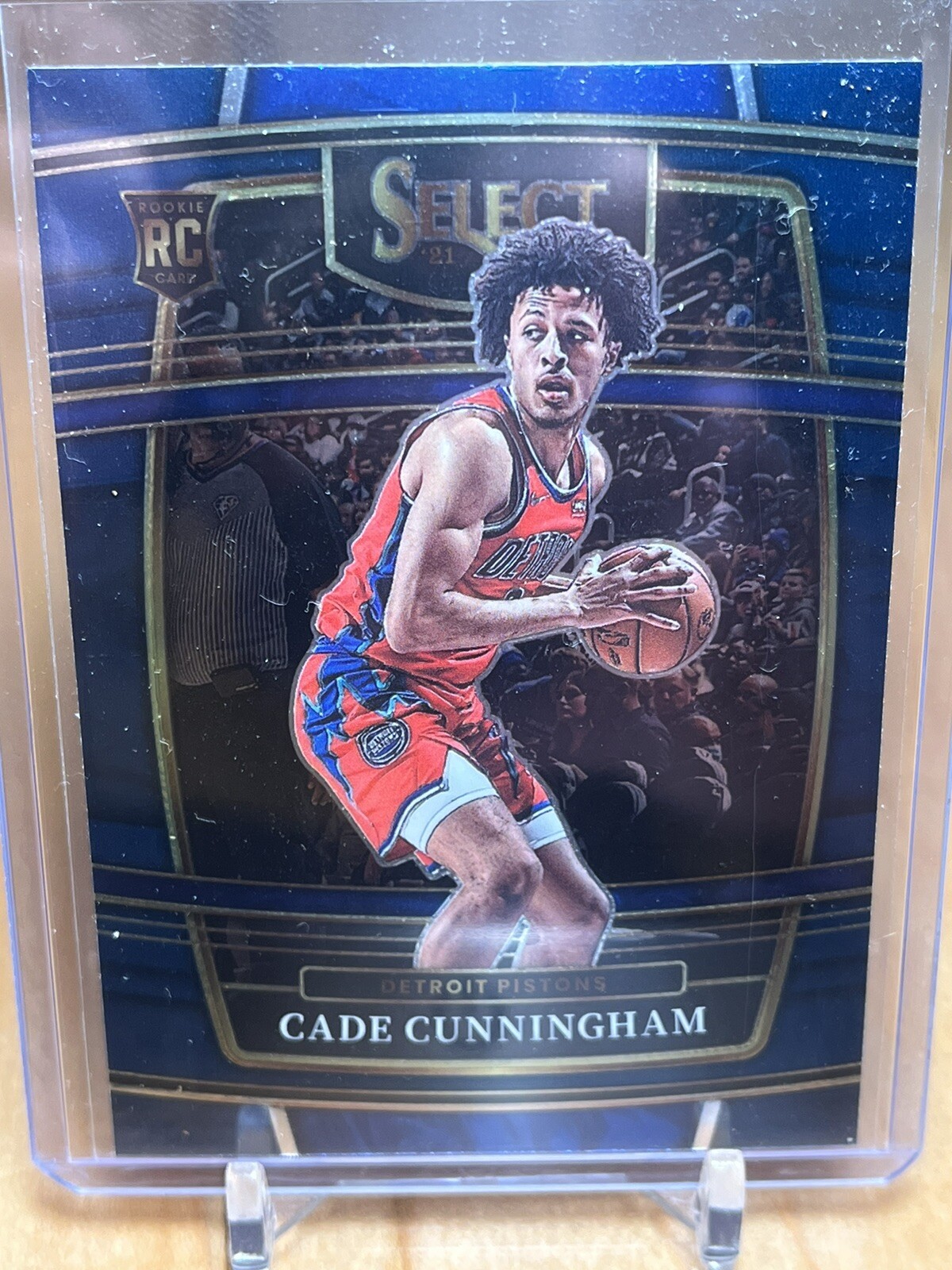 2021-22 Select Basketball CADE CUNNINGHAM Concourse Blue Prizm Rookie Card #11