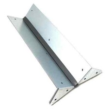 8, 300mm ARRIS RAIL BRACKETS GALVANISED FENCE POST SUPPORT FENCING BRACKET GALV