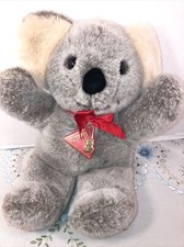 VGUC-Vintage -14" 1988 Dakin Plush Koala Bear Gray White Black "Cuddles"