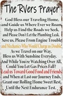 The Rv-ers Prayer Vintage Inspirational Poster Tin Metal Signs Home Décor Wall