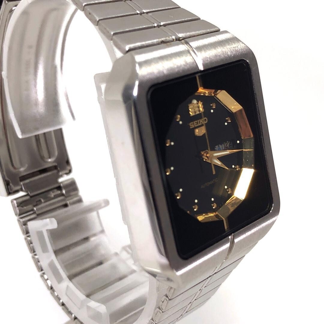 時計 Seiko5 SEIKO 5 QUARTZ 27mm x 33mm DATE Golden Plated ORGNL BOX