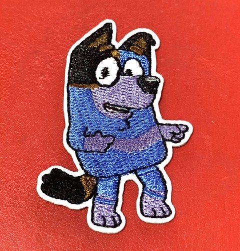BLUEY CHARACTER IRON ON PATCHES, BANDIT, STRIPE, JUDO, BINGO. SIX VARIATIONS. - Picture 6 of 13