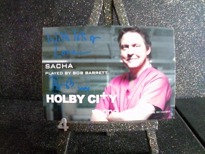 Bob Barrett (Sacha) Holby City Authentic Hand Signed Cast Card