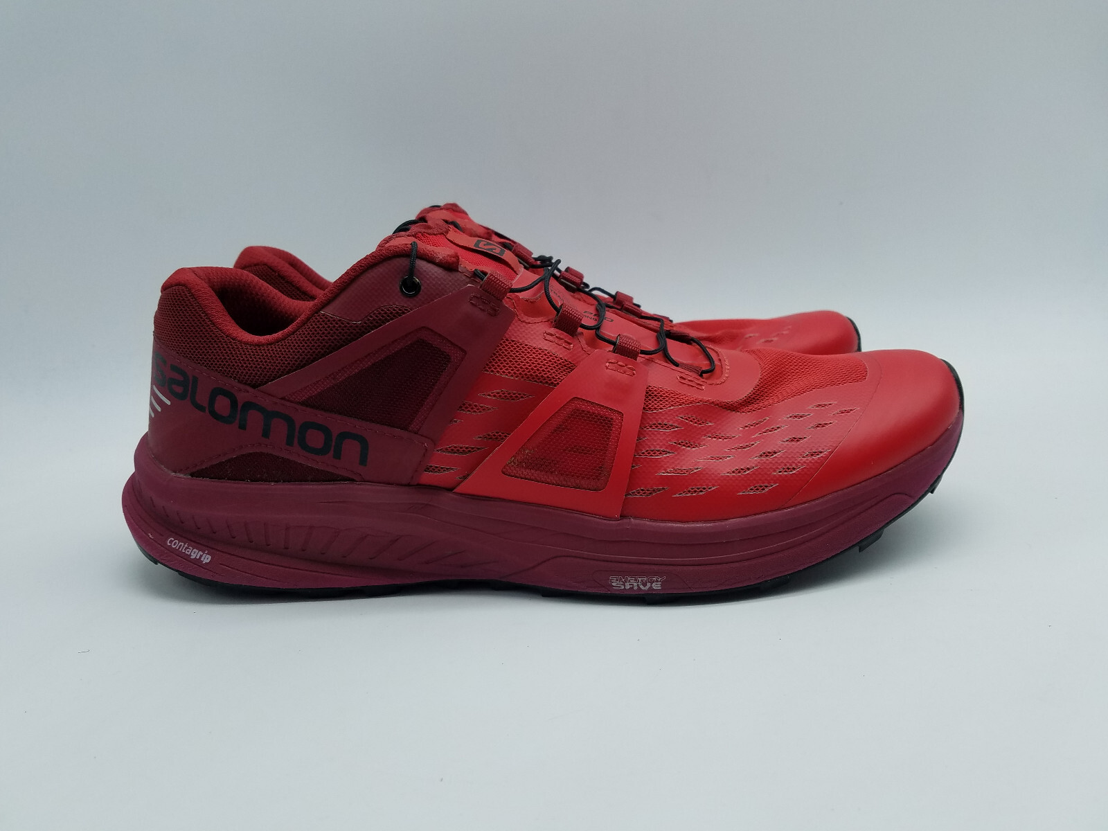 Scarpe da trail running rosse da uomo Salomon Ultra Pro taglia 11 5