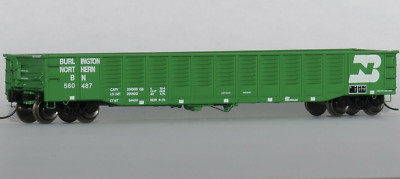 Trainworx N Scale ~ Burlington Northern 52' Gondola #560770 Metal