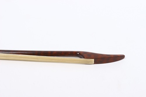 Arco de violín profesional barroco madera de serpiente arcos de violín arco natural cabello recto - Imagen 5 de 6