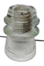 Vintage Hemingray No. 17 White Glass Insulator Made In USA 6-58