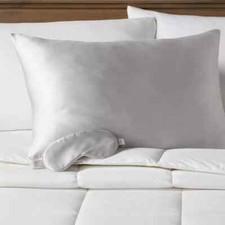 Threshold 3 Piece Bed Sleep Gift Set Comfort Pillow, Pillow Cover Eye Mask NEW