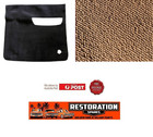 <!--F#f_0-->HOLDEN FX FJ SEDAN BOOT MOULDED GINGER LOOP CARPET with cut out for spare wheel<!--F/-->