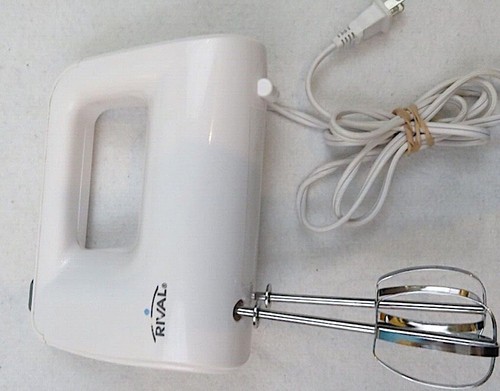 rival white hand mixer
