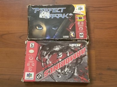 ARMORINES PROJECT &  Perfect dark NINTENDO 64  NEW 