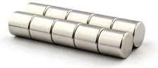 Strong Magnets 1/4" x 1/4" Powerful Rod Magnet *1.25Kg Pull Force* 6mm Disc