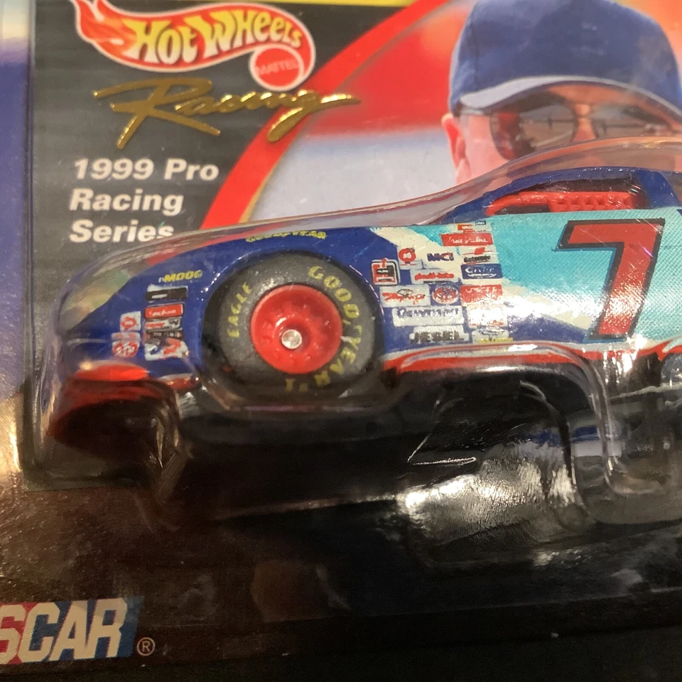 Hot Wheels Racing #7 Geoff Bodine 1999 Pro Racing NASCAR Ford Taurus Philips VTG - Image 2 of 4