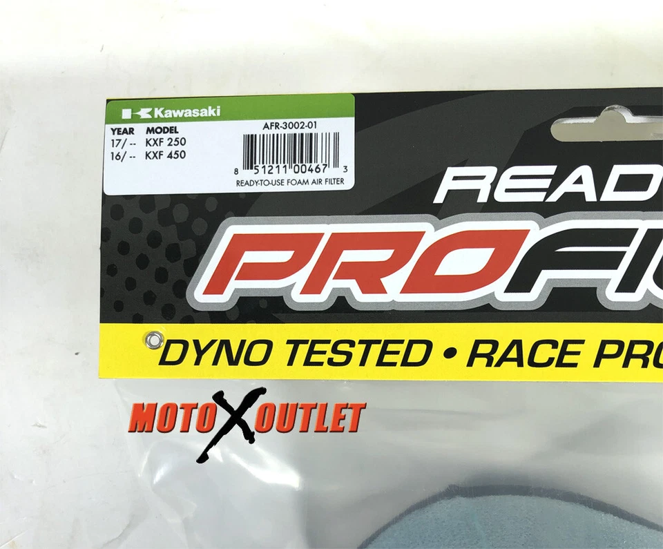 16-18 Kawasaki KX 450 Air Filter Maxima Pro KX450F 450F 2016 2017 2018 — 第 3/4 张图片