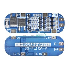 3S 10A 11.1V 12.6V Li-ion Li-ion Battery BMS Packs Protection PCB Board