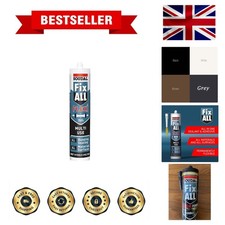Waterproof 290ml Soudal Fix ALL Flexi Sealant - Perfect for Kitchens & Bathrooms