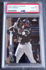 2020 Topps Chrome #60 Luis Robert Chicago White Sox Baseball Card Psa 10