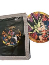 NEW IN PACKAGE 1996 YU GI OH BLACK TRIFOLD WALLET