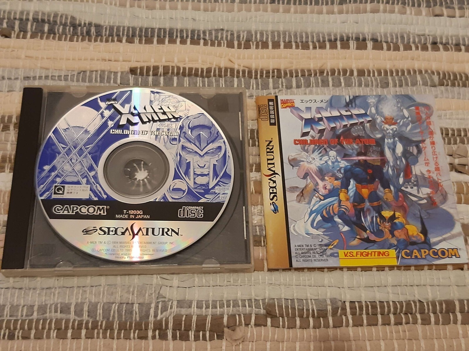 SATURN - X-Men Children Of The Atom  T-1203G - Original SEGA - JPN Version - Com