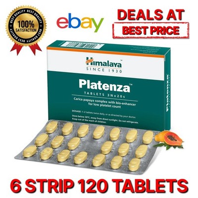 Himalaya Platenza 120 Tablets Boosts Platelet Count | FREE SHIPPING