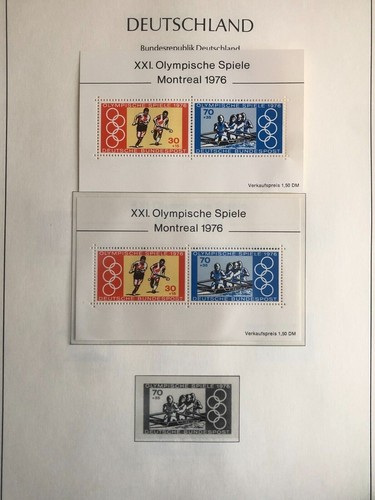 Germany Small Collection year 1976 MH+MNH Scott=$32 - Picture 2 of 6