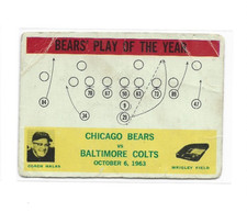 1964 Philadelphia #28 Bears Play/George Halas VG
