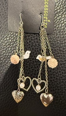 ZUBEHÖR, goldfarben Tropfen baumelnder Haken OHRRING.