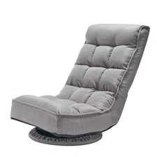 Uimoso 360° Swivel Floor Gaming Chair 4 Adjustable Position Folding Lazy Sofa