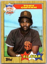 ⚾ 1987 Topps #599 Tony Gwynn San Diego Padres