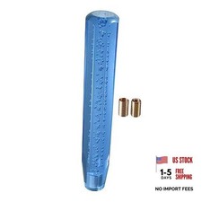Gear Shift Knob Stick, 30cm Faux Crystal Transparent Bubble Gear Shifter Blue