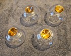 24k Gold Cone Skruf Sweden RÅMAN Design Cognac / Brandy Snifter — photo 2