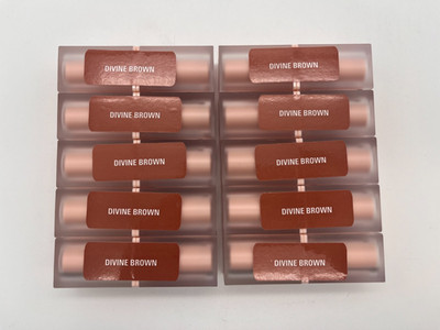 10x REVOLUTION BEAUTY LASTING KISS LIPSTICK DIVINE BROWN SEALED MR 801