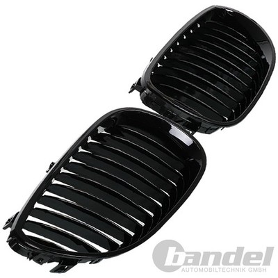 KÜHLER-GRILL SPORT NIEREN SCHWARZ GLÄNZEND passend für BMW 5er E60 E61 2003-2010