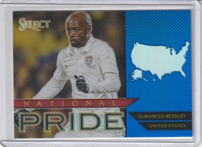 DAMARCUS BEASLEY 2015/16 Panini Select #44 Blue Prizm National Pride /299 USA