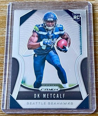 D.K. METCALF 2019 Panini Prizm #343 RC ROOKIE CARD ! SEATTLE SEAHAWKS !