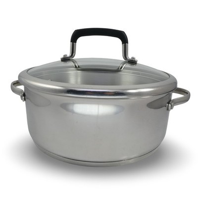 Princess House Heritage Stainless Steel 4 Qt Pan W/ Lid Good Condition