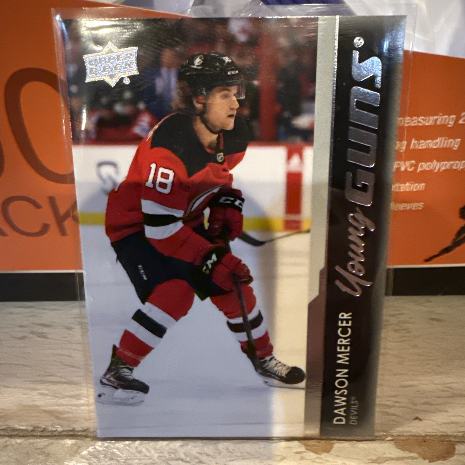 2021-22 Upper Deck Series 2 - Young Guns Dawson Mercer #459 (RC)