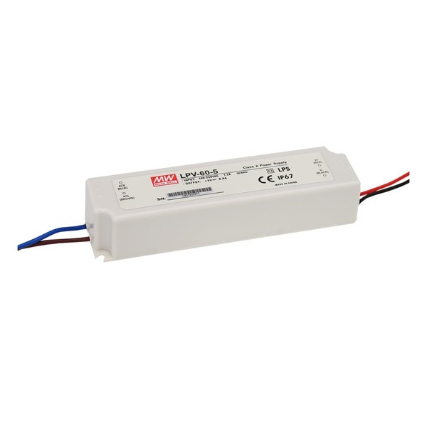 Lpv Led Netzteil 60W 5.0A 90-264V Ac/ 12V Dc IP67 LPV-60-12-image