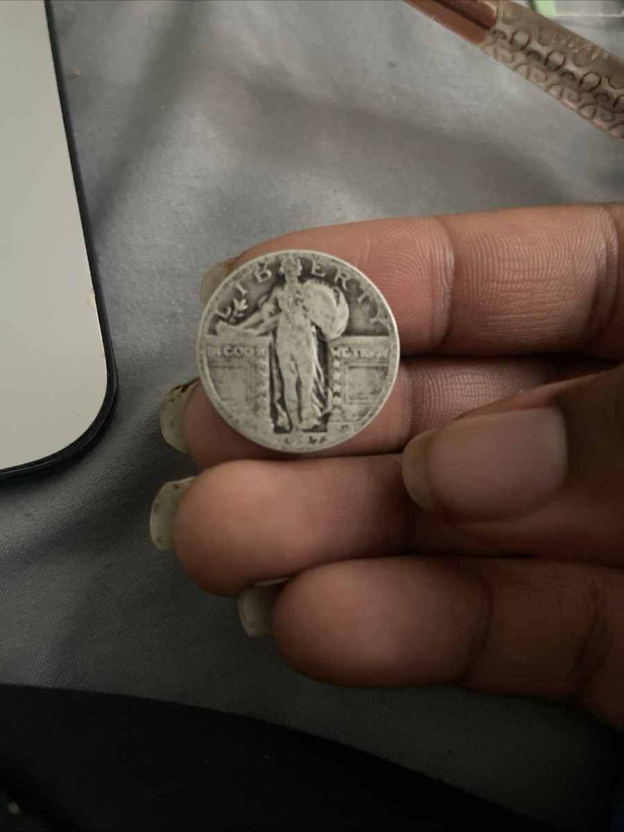 最終値下げ！アメリカ　リバティー　 1927 USA Silver Standing Liberty Quarter | eBay